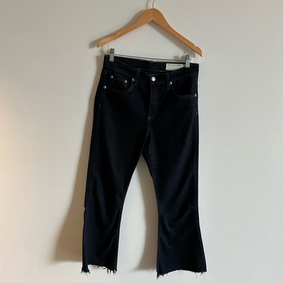 Rag & Bone cropped kick flare jeans - Picture 2 of 3